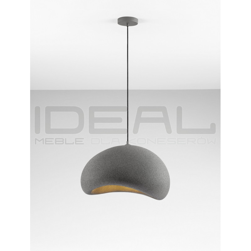 Lampa Wabi 50 szara – styl wabi sabi i boho do wnętrz