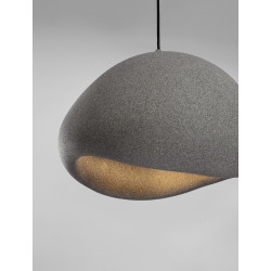 Lampa Wabi 50 szara – styl wabi sabi i boho do wnętrz