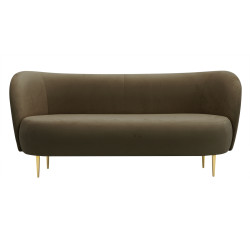 Sofa glamour nowoczesna na nóżkach Aldo 3 os.