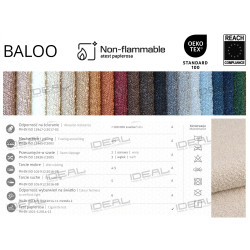 Sofa Aldo 2 os. w tkaninie Boucle | IdealMeble.pl