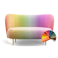 Sofa Aldo 2 os. w tkaninie Boucle | IdealMeble.pl