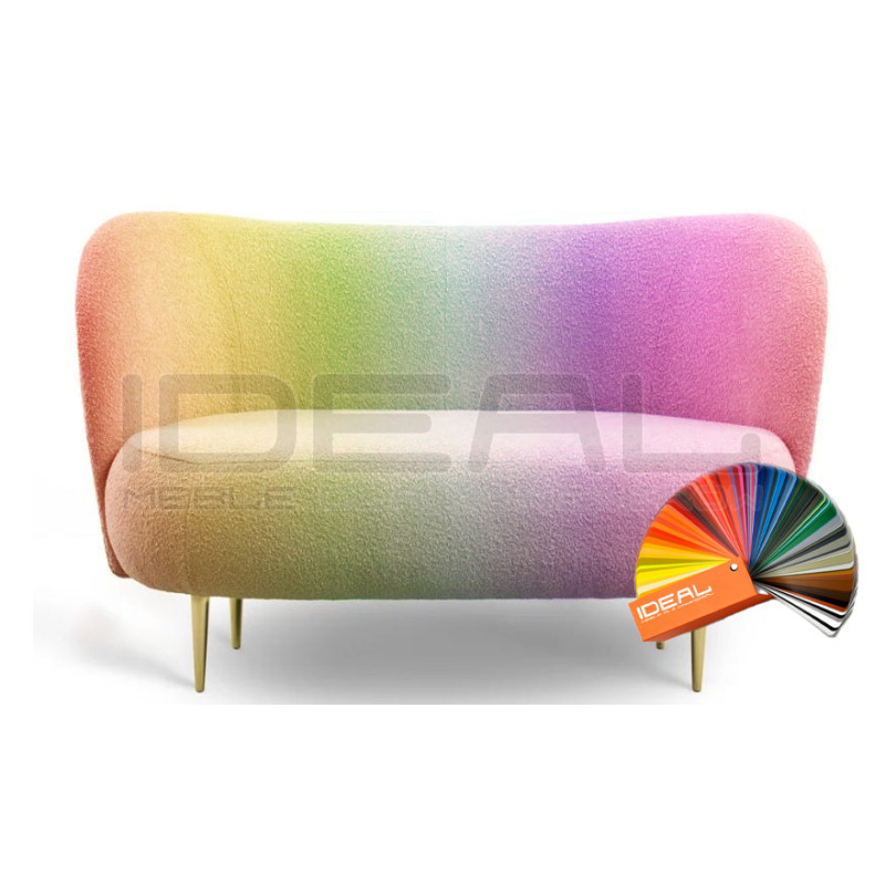 Sofa Aldo 2 os. w tkaninie Boucle | IdealMeble.pl