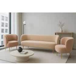 Sofa Aldo 2 os. w tkaninie Boucle | IdealMeble.pl