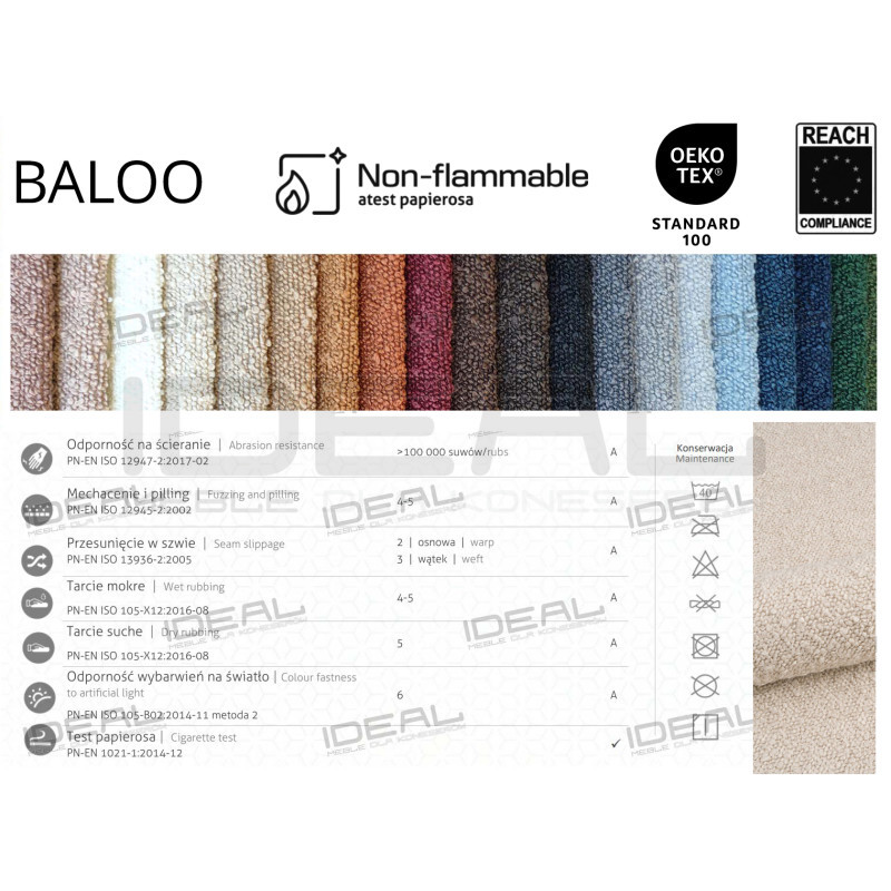 Fotel Boucle Aldo Bukle Bouclé | IdealMeble.pl