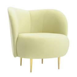 Fotel glamour nowoczesny na nóżkach Aldo