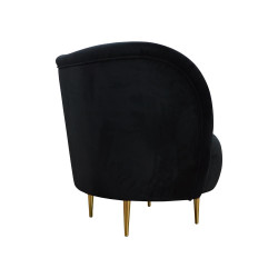 Fotel glamour nowoczesny na nóżkach Aldo