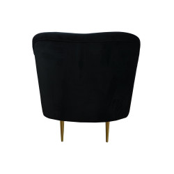 Fotel glamour nowoczesny na nóżkach Aldo