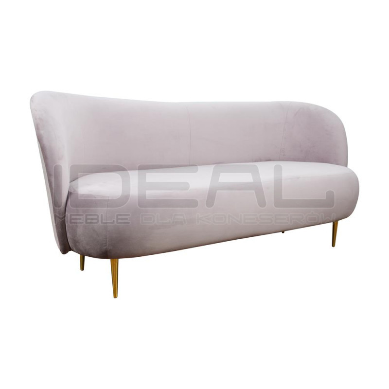 Sofa glamour nowoczesna na nóżkach Aldo 3 os.