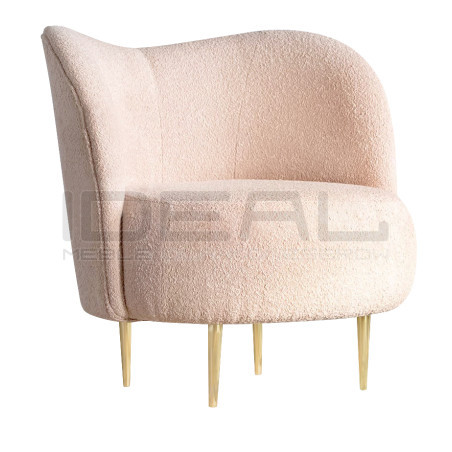 Fotel Boucle Aldo Bukle Bouclé | IdealMeble.pl