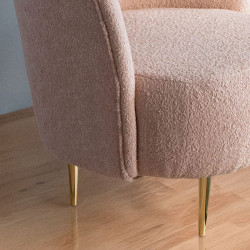 Fotel Boucle Aldo Bukle Bouclé | IdealMeble.pl