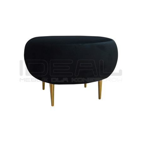 Pufa glamour nowoczesna na nóżkach Aldo