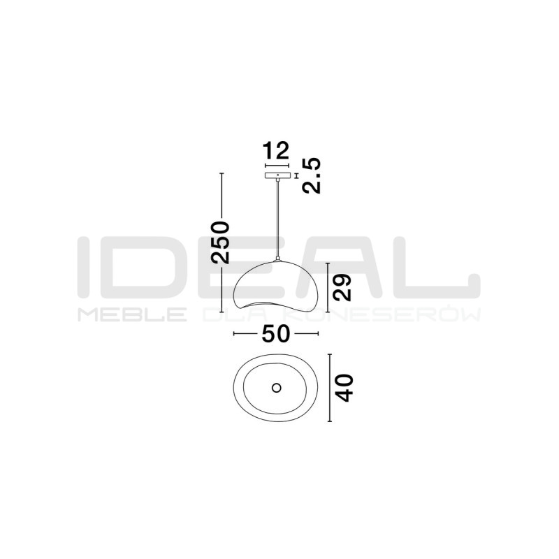 Lampa Wabi 50 brązowa – wabi sabi, naturalny design|IdealMeble
