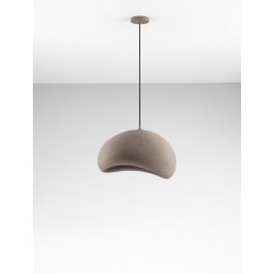 Lampa Wabi 50 brązowa – wabi sabi, naturalny design|IdealMeble