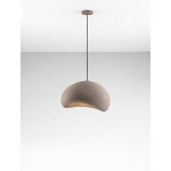 Lampa Wabi 50 brązowa – wabi sabi, naturalny design|IdealMeble