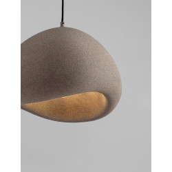 Lampa Wabi 50 brązowa – wabi sabi, naturalny design|IdealMeble