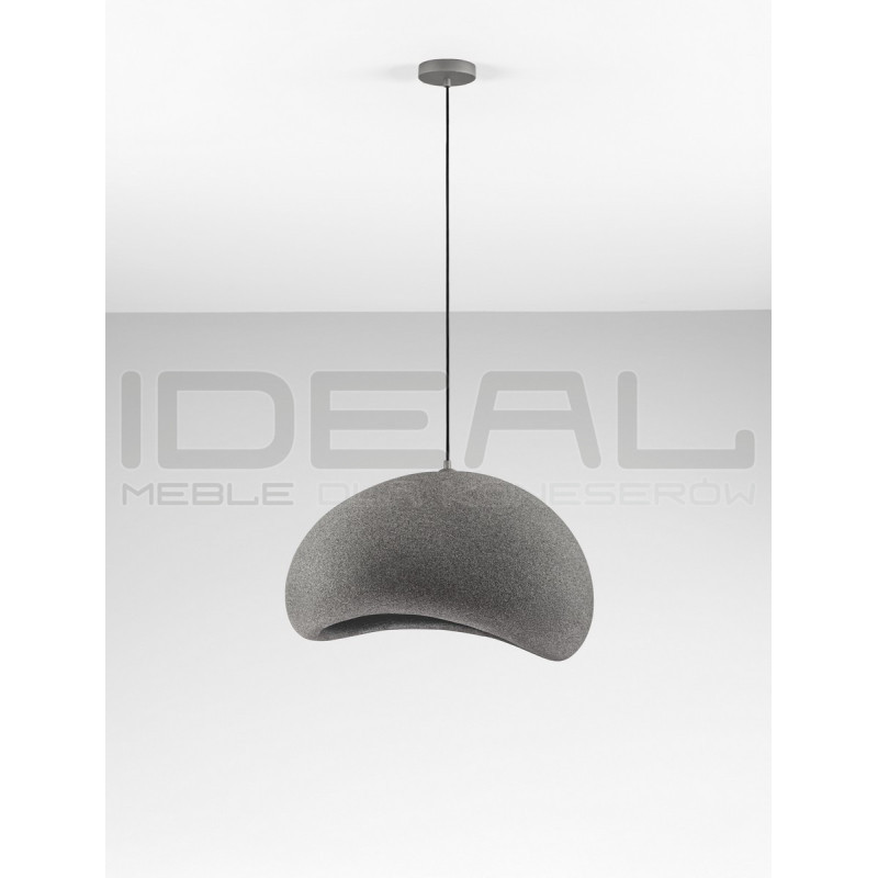 Lampa Wabi szara – artystyczne oświetlenie w stylu wabi-sabi