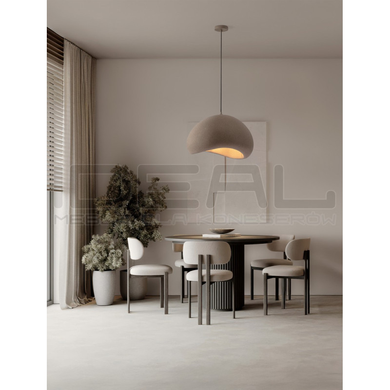 Lampa wisząca Wabi brązowa – naturalna i artystyczna forma