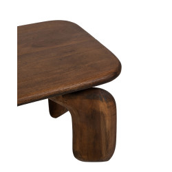 Stolik kawowy ORIZON – drewno mango, styl boho | MaMaison