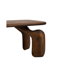 Stolik kawowy ORIZON – drewno mango, styl boho | MaMaison