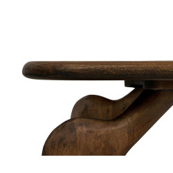 Stolik kawowy ORIZON – drewno mango, styl boho | MaMaison