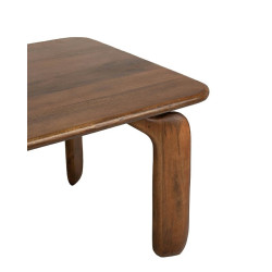 Konsola  ORIZON – Subtelna forma z naturalnego drewna mango