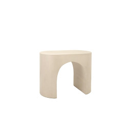 Stolik ICARO beżowy z drewna mango – nowoczesny design