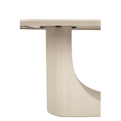 Stół jadalniany ICARO 220 z drewna mango – beżowy design