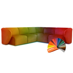 Narożnik Modułowy Lawenda – 5-częściowy zestaw|IdealMeble.pl