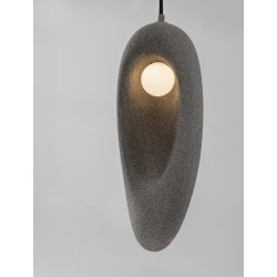 Lampa Wabi szara – nowoczesna elegancja i naturalna forma