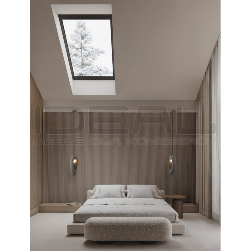 Lampa Wabi szara – nowoczesna elegancja i naturalna forma