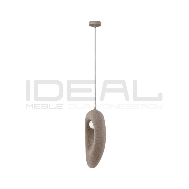 Lampa Wabi brązowa – designerska lampa w stylu japandi