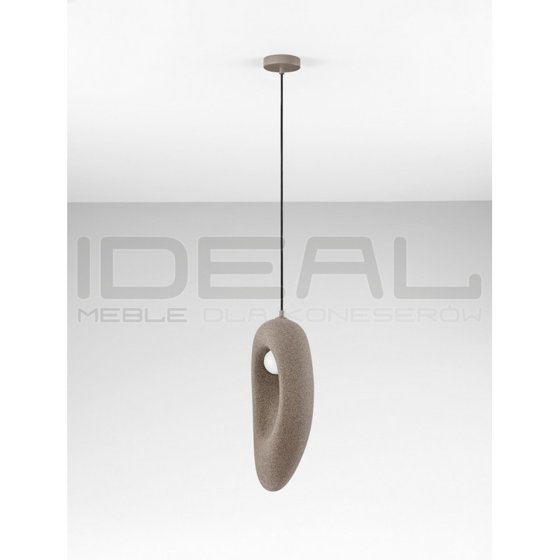 Lampa Wabi brązowa – designerska lampa w stylu japandi