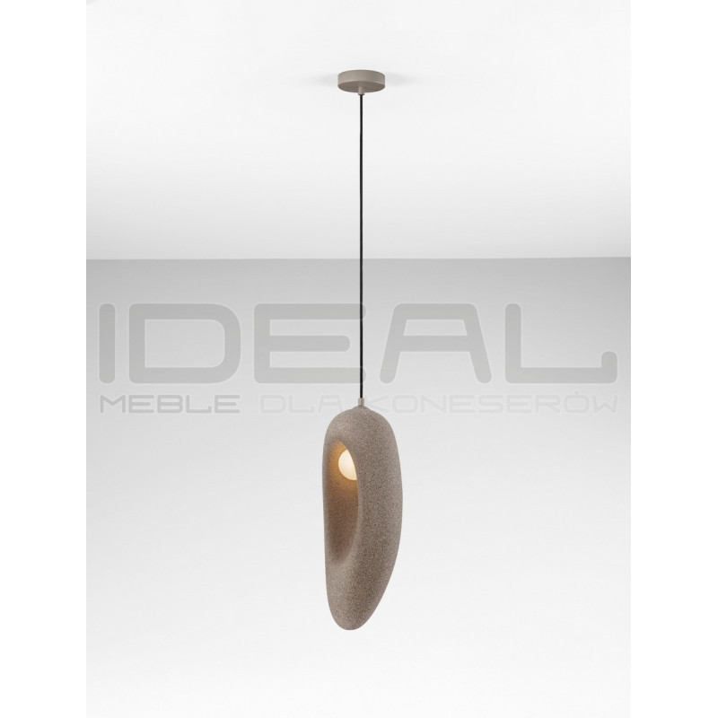 Lampa Wabi brązowa – designerska lampa w stylu japandi