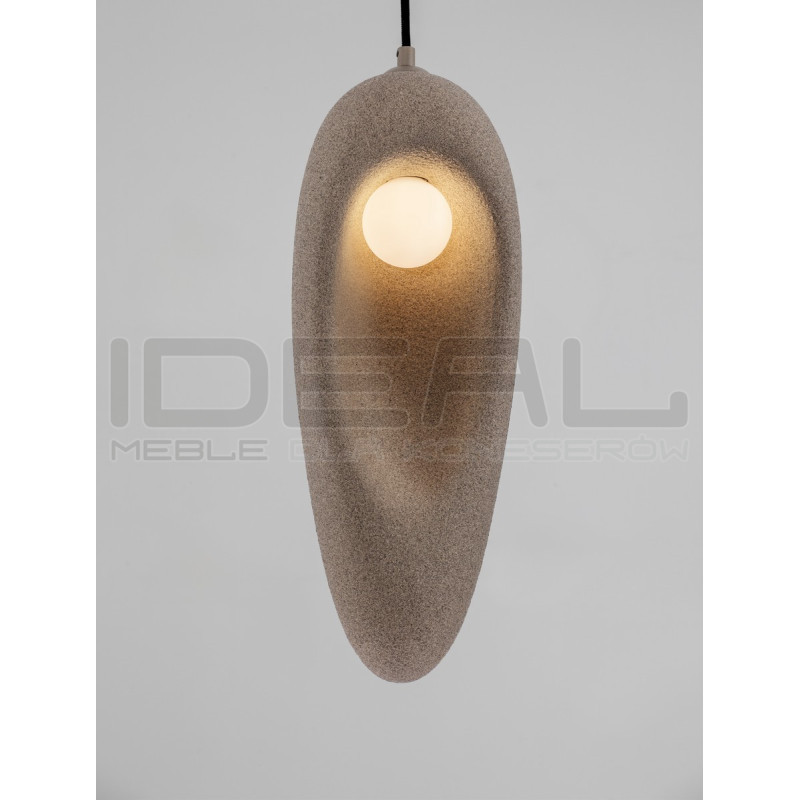 Lampa Wabi brązowa – designerska lampa w stylu japandi