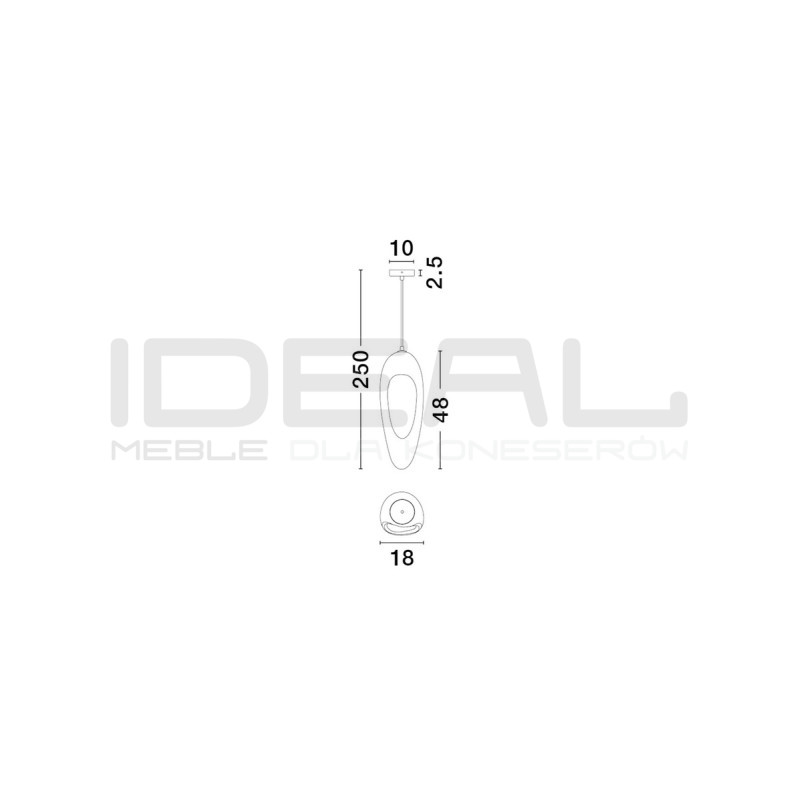 Lampa Wabi brązowa – designerska lampa w stylu japandi