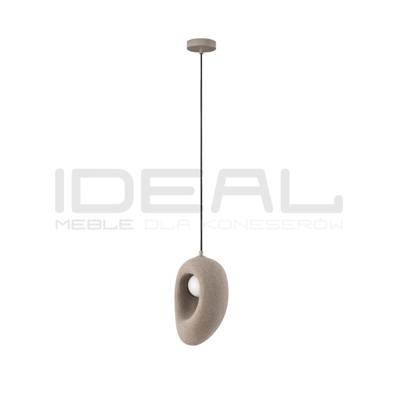 Lampa Wabi brązowa – lampa w stylu japandi i wabi-sabi