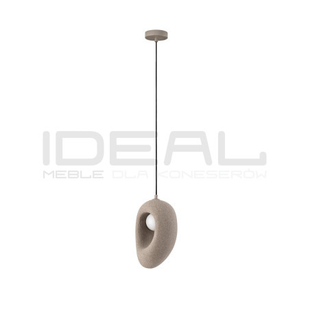 Lampa Wabi brązowa – lampa w stylu japandi i wabi-sabi