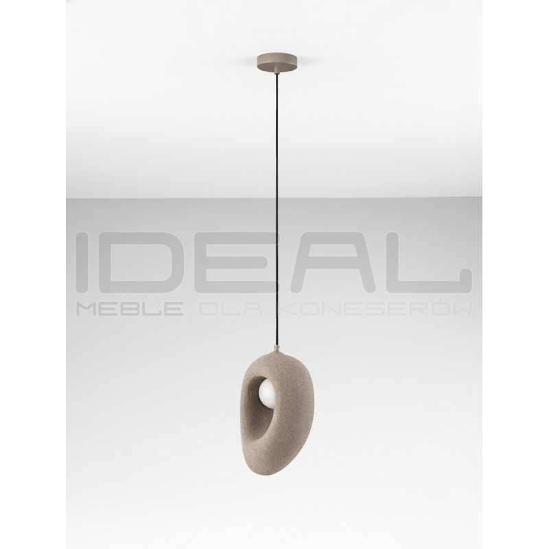 Lampa Wabi brązowa – lampa w stylu japandi i wabi-sabi