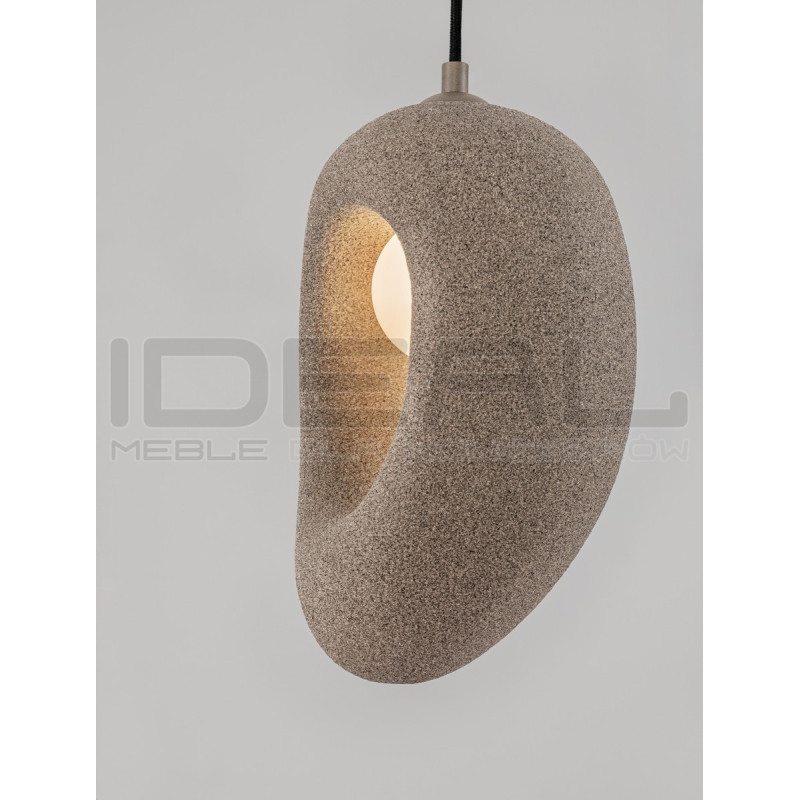 Lampa Wabi brązowa – lampa w stylu japandi i wabi-sabi