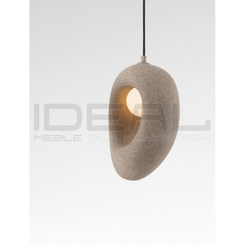 Lampa Wabi brązowa – lampa w stylu japandi i wabi-sabi