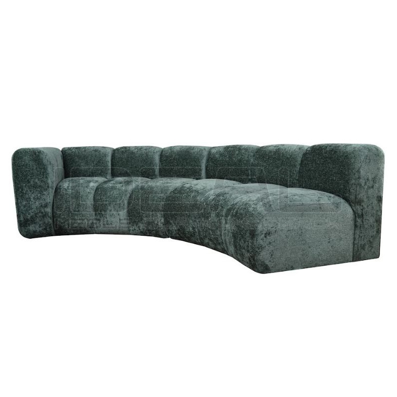 Sofa modułowa Serena – Zaokrąglona sofa w kształcie łuku