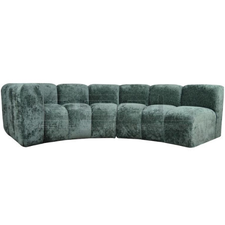 Sofa modułowa Serena – Zaokrąglona sofa w kształcie łuku