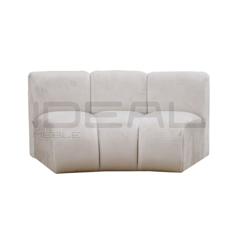 Sofa modułowa Serena – Zaokrąglona sofa w kształcie łuku