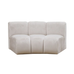 Narożny fotel z wyprofilowanym oparciem |Moduł sofy Serena