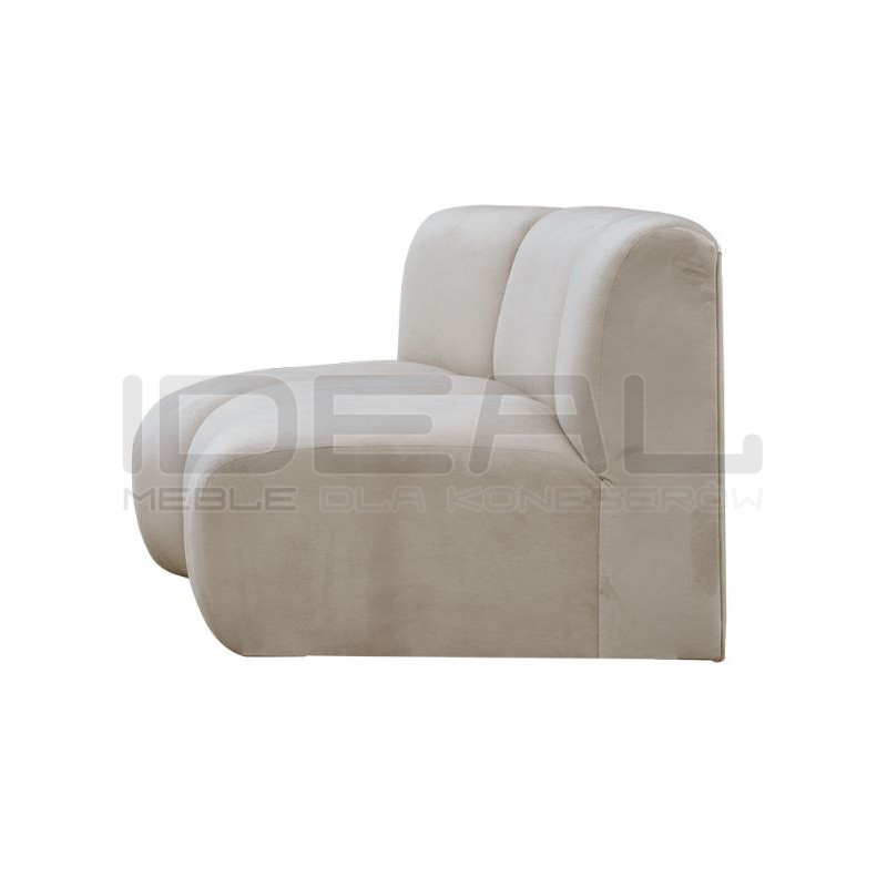 Narożny fotel z wyprofilowanym oparciem |Moduł sofy Serena