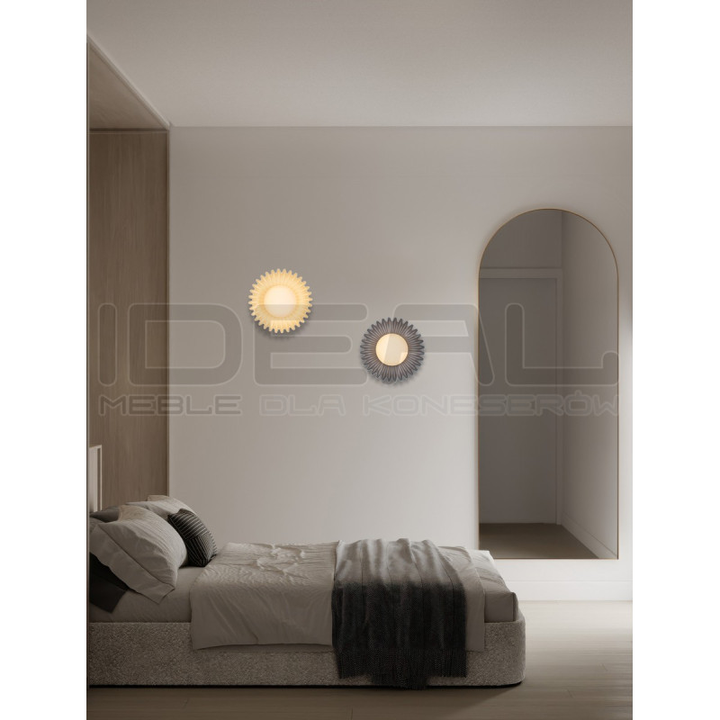 Kinkiet ceramiczny Clay – Designerska lampa ścienna w 4 Kolorach