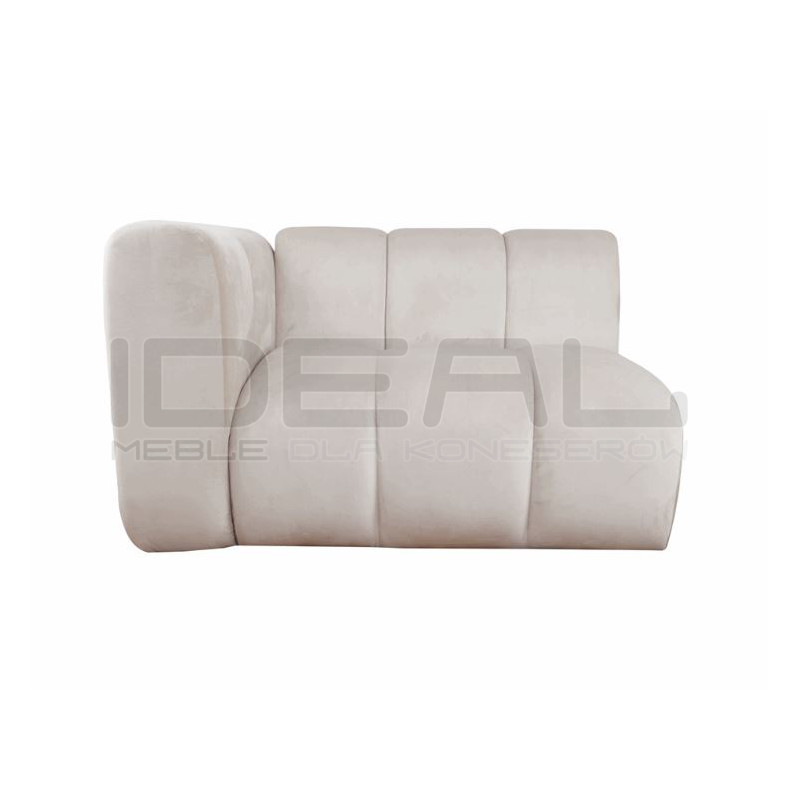 Fotel modułowy Serena bez boku – z jednym podłokietnikiem