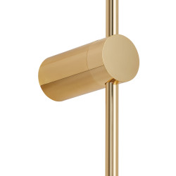 Kinkiet glamour Sparo Sopel 100 złoty połysk | IdealMeble.pl