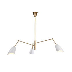 Lampa RAGNO – nowoczesna lampa ze złotymi ramionami