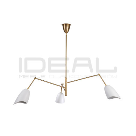 Lampa RAGNO – nowoczesna lampa ze złotymi ramionami